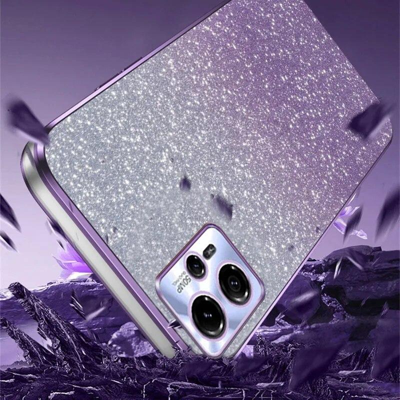 Модные чехлы с блестящим покрытием 2 в 1 для Moto G13 G23 G30 G32 G83 G84 G50 G60 G52 G53 G72 G73 G8 G9 Plus E20 E22 E32, силиконовый чехол, защитная задняя крышка