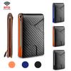 Carbon Fiber Card Holder Men Wallets Anti Rfid Money Clip Bags Male Purse Slim Thin Minimalist Wallet Male Black Wallet Choice