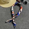Retro 70X70Cm Small Square Scarf, Can Be Used As Headscarf, Women'S Spring, Autumn And Winter Small Silk Scarf Yiwu