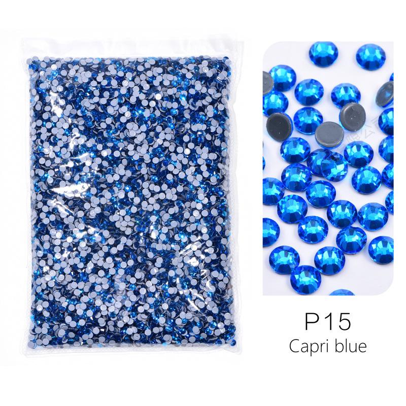 Крупная упаковка Единообразная имитация стекла Австрийский горячий бриллиант, Дно с термоклеем Сделай сам Одежда Обувь и Головные уборы Ювелирные изделия Стразы
