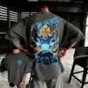 2026 Лето Dragon Ball Ретро Чистый Хлопок Фитнес Футболка Мужская Оверсайз С коротким рукавом Семейная Унисекс Детская Повседневная Рубашка