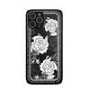 Ретро чехол для телефона с белой розой и цветком для Iphone 11 12 Pro Max 13 Mini X Xr Xsmax 7 8 Plus кожаный силиконовый мягкий противоударный чехол
