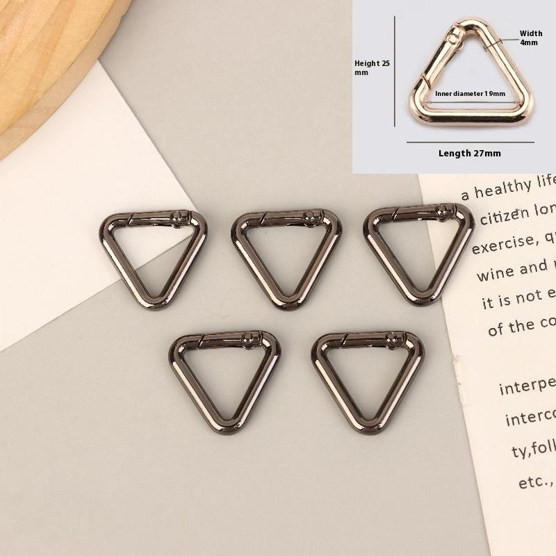 5 шт. Пружинное кольцо в форме звезды, утки, цветка, с открытой пряжкой-карабином для кожаной сумки, сумочки, ремня, соединитель