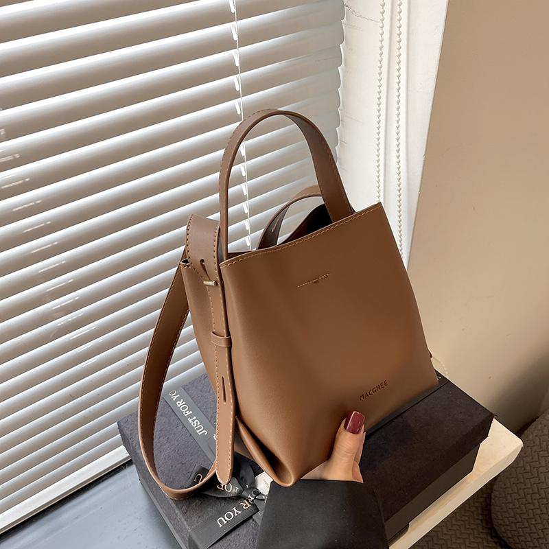 Women Bag Handbag Simple Fashion Shoulder Bag Luxury Messenger Bag PU Leather Bucket for Women Brand Crossbody