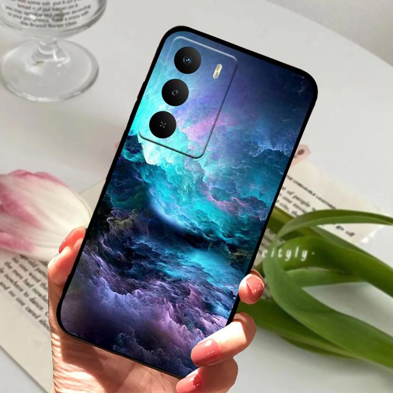 Для Realme 14x 5G Чехол RMX5020 Мягкий Силикон ТПУ Чехол для Телефона Для Oppo Realme V60 Pro Модный Ударопрочный Бампер Чехлы