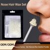 Unisex Nose Hair and Eyebrow Wax Kit with Beeswax Depilatory Sticks