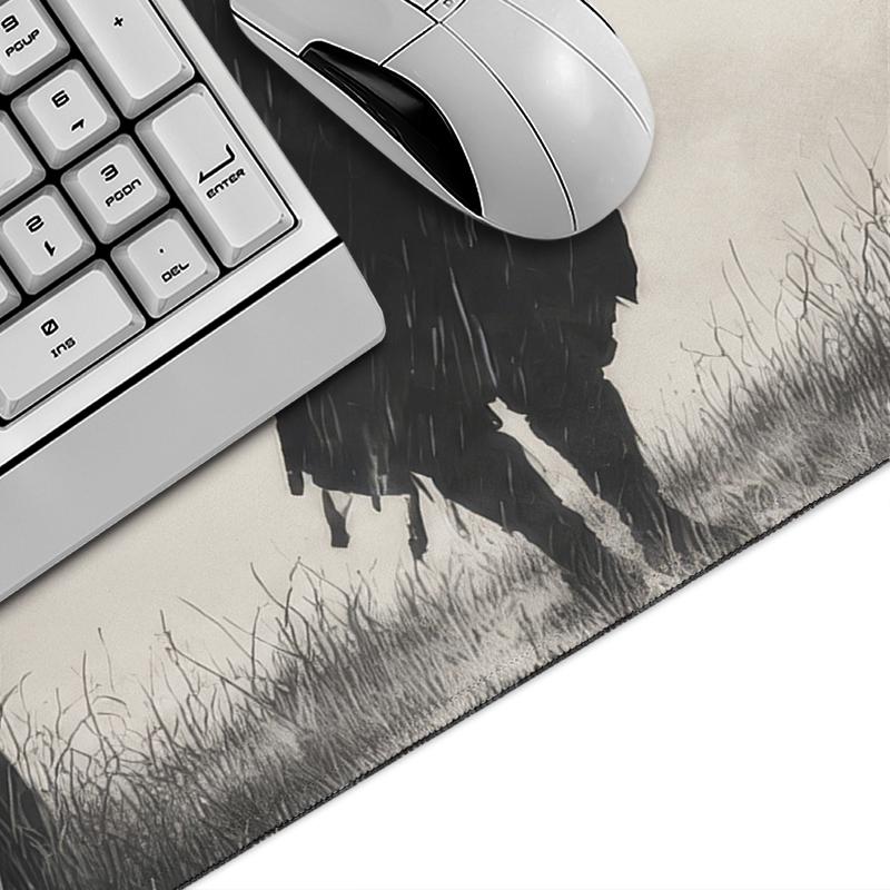 Red Sun Torii Samurai Mouse Pad Gamer printon demand Mousepad XXL Mechanical Keyboard Pad Office Office Accessories Mice Pad