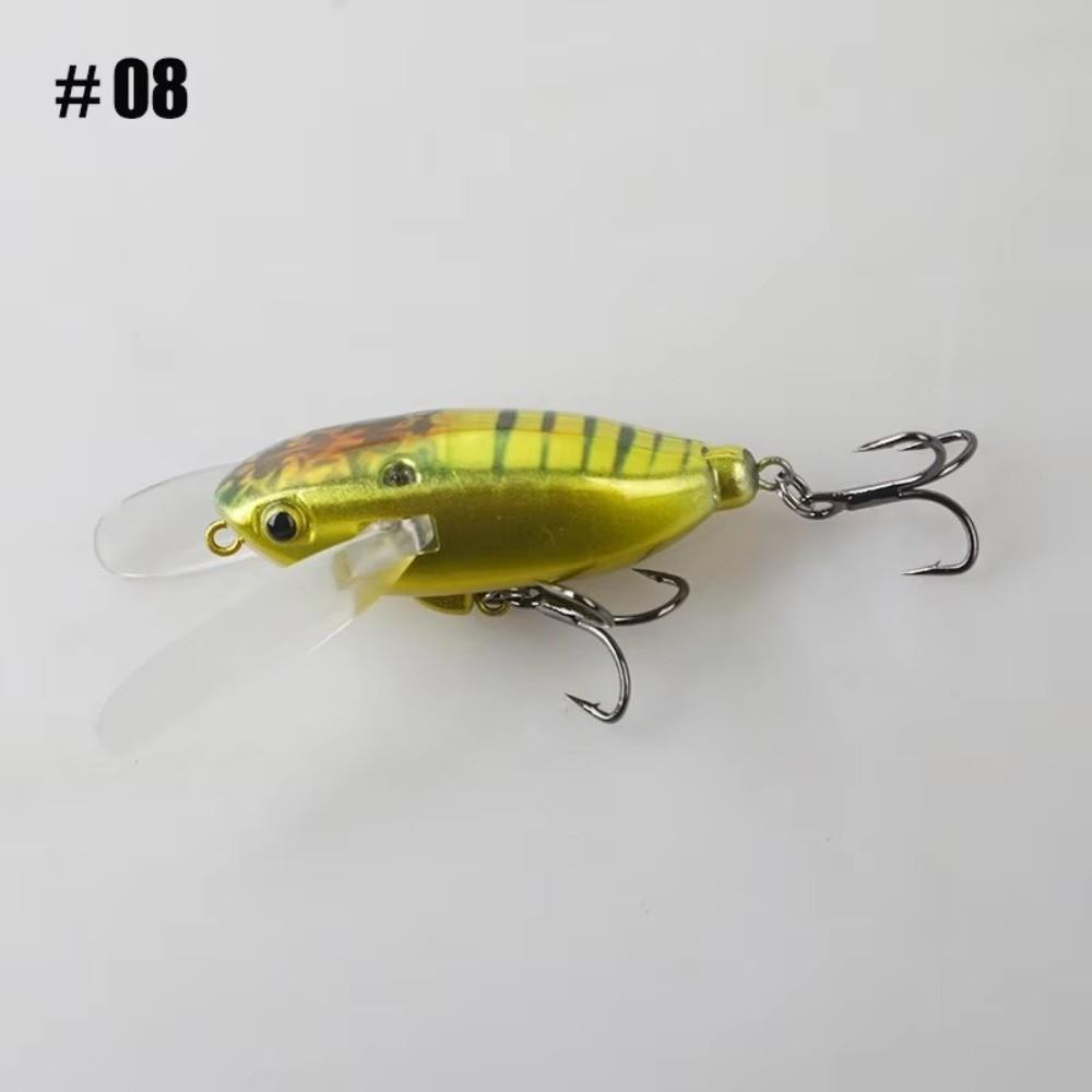 Noisy Design Topwater Fishing Lure Floating Type Cicada Fishing Lure Floating Hard Bait For Trout