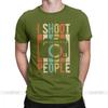 Мужская винтажная футболка с принтом 'Shoot People Photographer' Новинка 100% хлопок Футболка с коротким рукавом T