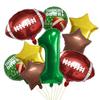 Rugby Balloon Set 32-inch Digital Children's Super Bowl Decorative Aluminum Film Balloon Scene Arrangement