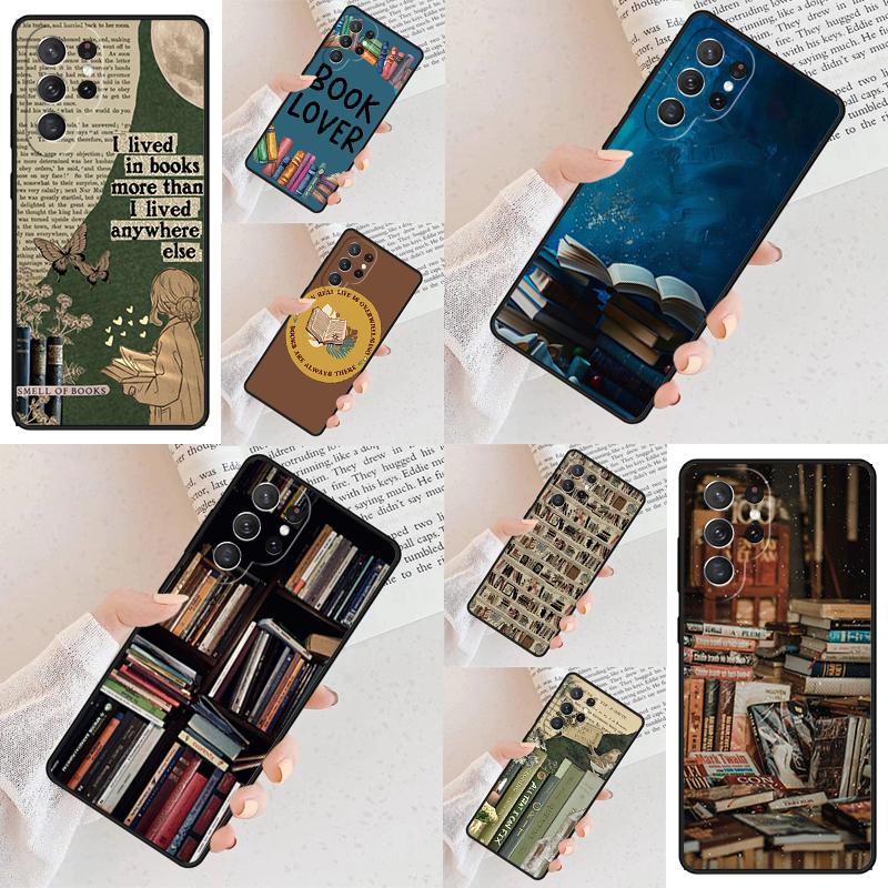 Чехол для любителя книг Чехол для мобильного телефона для Samsung Galaxy S26 Ultra S25 S24 S23 S22 S21 S20 Note10 Чехол
