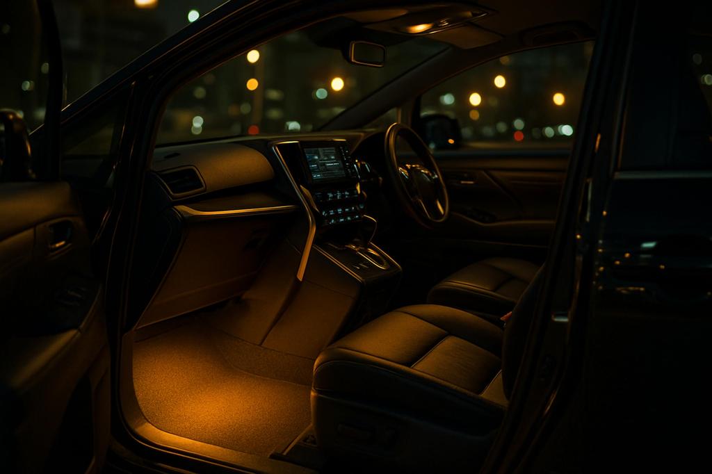 Carmate Автомобильная светодиодная лента Комплект подсветки салона с пультом ДУ RGB Подсветка ног LZ7K Комплект, 600 мм, 4, В комплекте, Аксессуары,