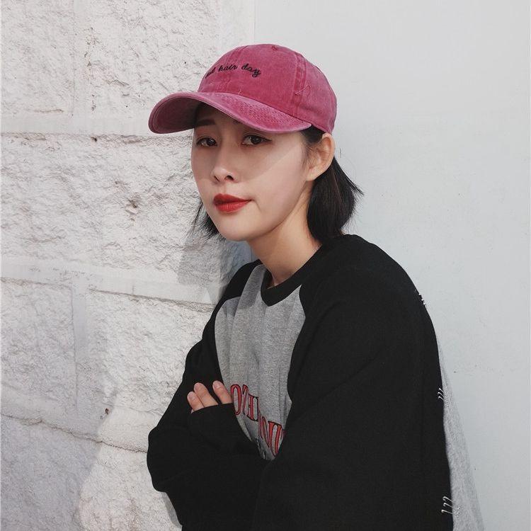 Wide Embroidered Fashionable Brim Baseball Cap For Men And Women