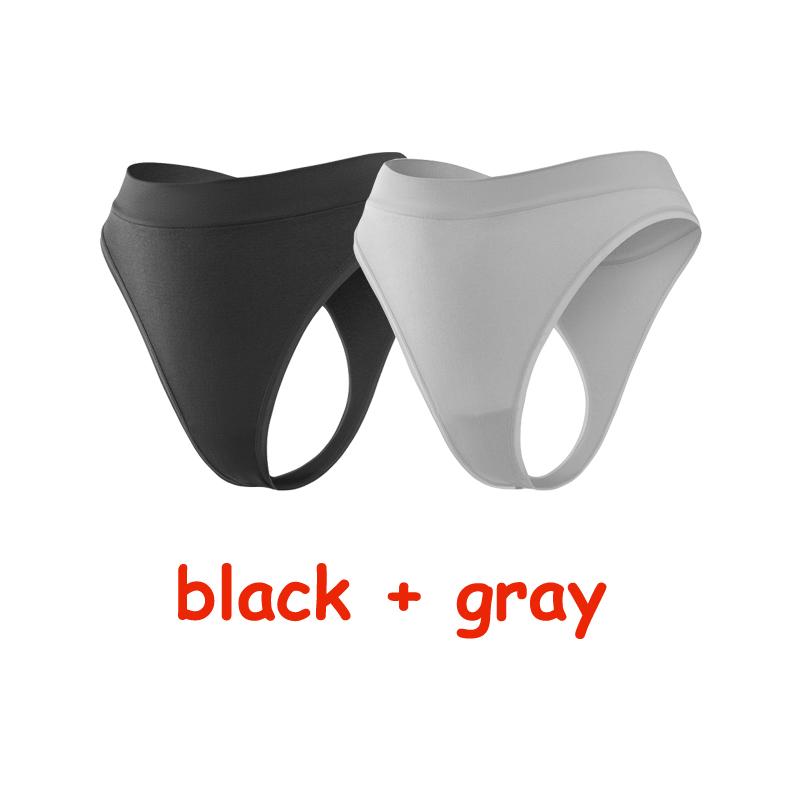 2Pcs/Lot Women Sexy 5 Color Panties Low-waist Comfort Underwear G String Thong Breathable Lingerie Temptation Intimates