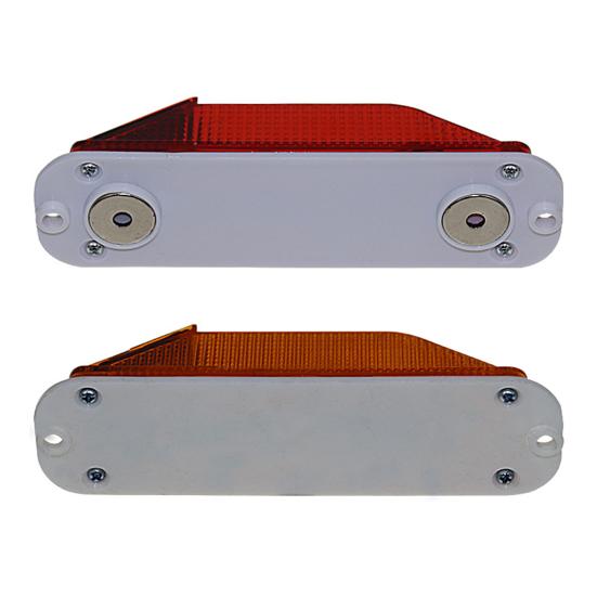 Мигающий предупреждающий стробоскоп безопасности на солнечной батарее Улучшенная видимость Светодиодный мигающий маяк для грузовиков Барьеры