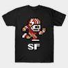 Мужская черная футболка с принтом San Francisco 49Ers Tecmo Super Bowl Football Play        Hopeeeentoday Печать на термотрансферной бумаге без вырезания Хлопковая футболка