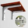 Furniture Hardware Triangle Angle Bracket Adjustable Wall Mounted Heavy Support Bench Table Bracket