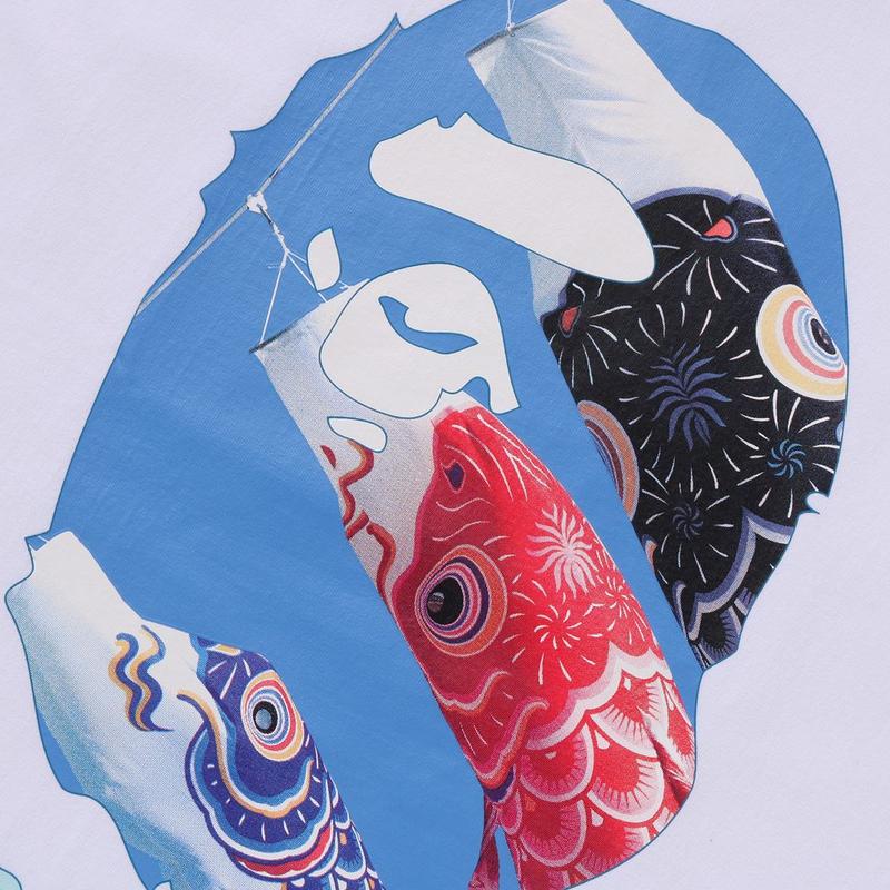 A Bathing Ape Carp photo T-shirt 0ZXTEMX02010O