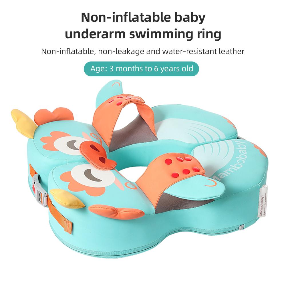 Mambobaby Детский плавательный Ненадувной водонепроницаемый детский плавательный Детский тренировщик плавания для 3-72 месяцев Мальчики Девочки Младенцы Бассейн Swimm