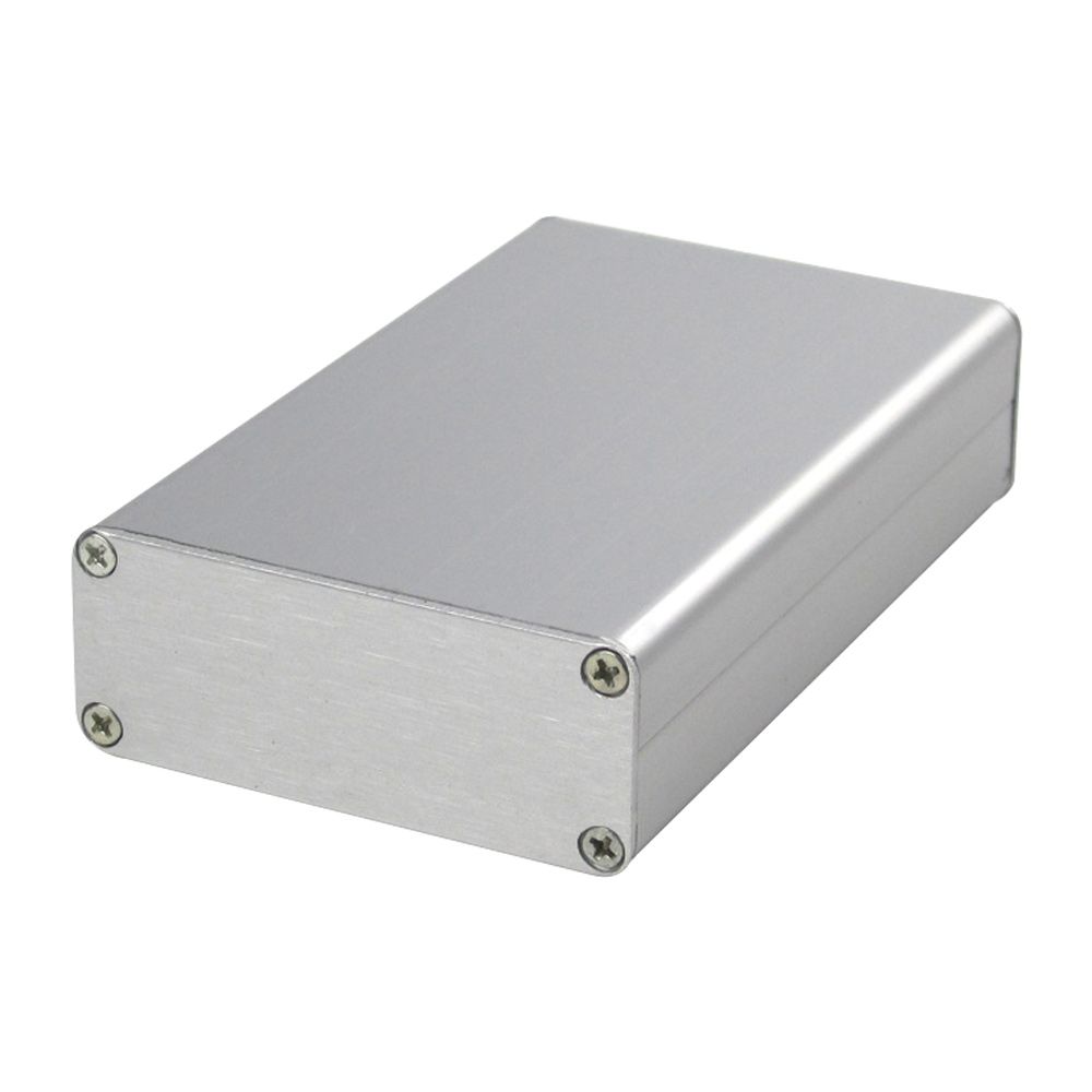 Silver Tool 50*80*20mm Circuit Board Shell Power Case Electronic Project Box Enclosure Case