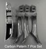 Carbon Fiber Inner Handle for F10 F11 F18  BMW 5 Series Armrest Pull Trim Cover 7 Pcs Set 51417225875 51417261933 51417225879