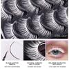 3 Pairs Natural White False Eyelashes Dramatic Cosplay Eyelashes  Lashes Extension