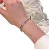 Set with Diamonds Opening Bangle Starry Sky Wrist Decoration Easy Matching Women Bracelet  Party