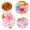 Dog Dresses for Female Doggies Pet Cat Puppy Floral Princess Skirt Summer Small Dogs Clothes Pet Wedding Party Costume for Dogs
