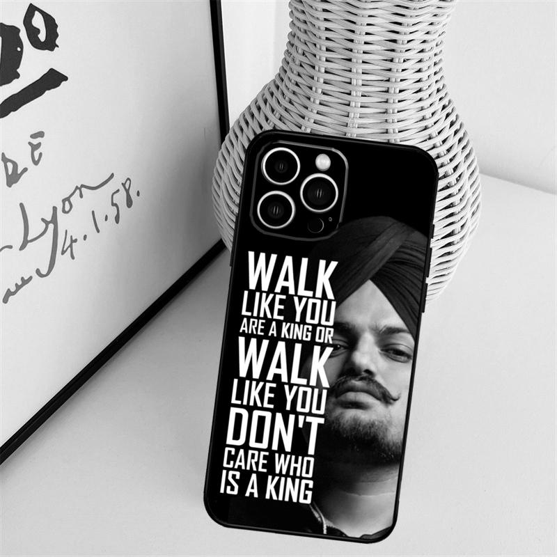 Чехол для iPhone 16 15 Pro 14 Pro Max Plus 11 13 12 Mini X XS XR Sidhu Moose Wala