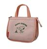 8605 SNOOPY Простая охлаждающая сумка-тоут для ланча IP Thermo K Deli [ROOTOTE] Peanuts-9B (03 H-CAMPER Розовый)