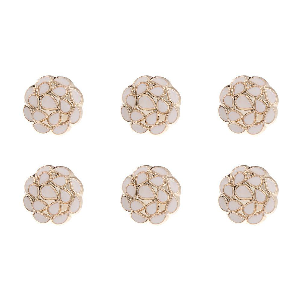 6PCS Clothing Crafts Decorative DIY Anti-exhaust Adjustable Coat Button Seamless buttons Detachable