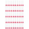 50pcs Mixing Epoxy Nozzle Tip Dentist Adhesive Applicator Mixing Tip Dental Accessory Pink
