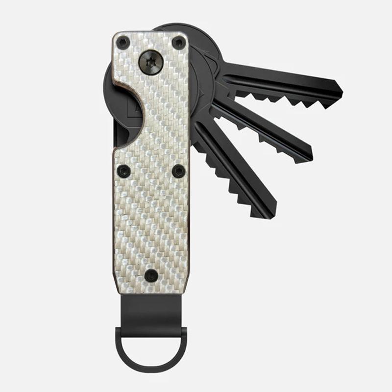 Многофункциональный металлический брелок с держателем AirTag для использования на открытом воздухе