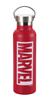 CAPTAIN STAG Marvel Sports Water Bottle, Direct Drinking Double Stainless Steel Vacuum Insulated HD Bottle, 600ml, LogoRed, MA-2262