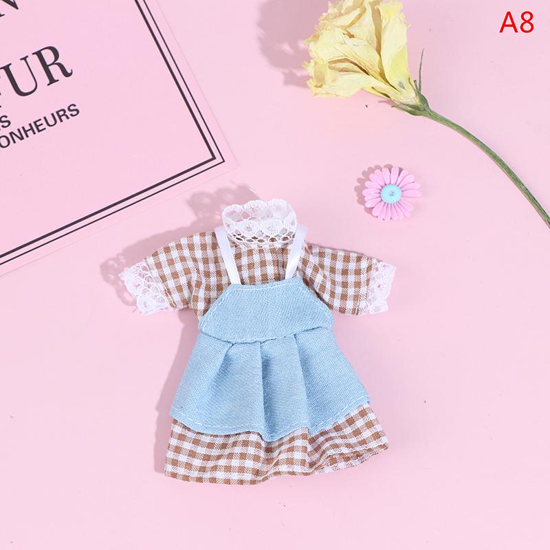 1pc 16cm Bjd Doll Clothes High-end Dress Up Can Dress Up Fashion Doll Clothes Skirt Suit Best Gifts for Children DIY Girls Toys