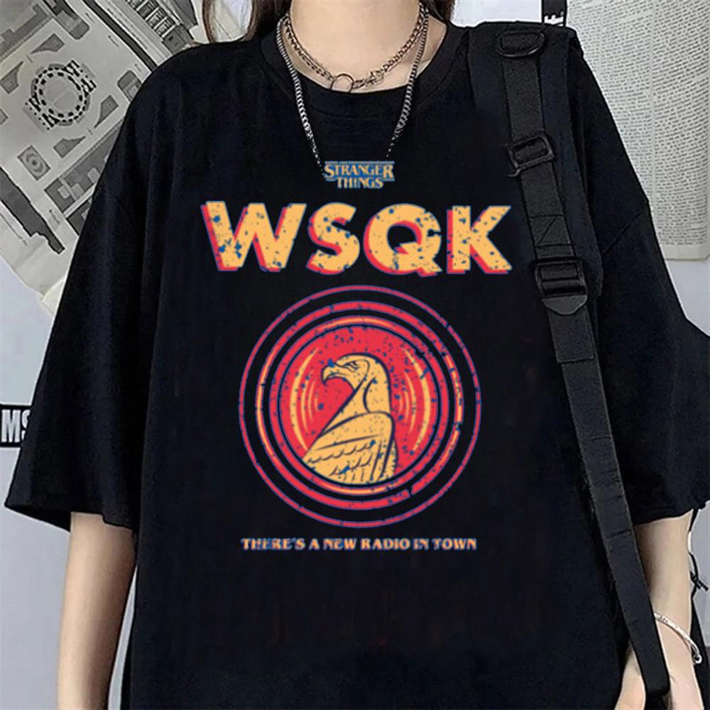 Hawkins Demogorgon T Shirt Girl Aesthetic Colorful WILL Hip Hop Streetwear Shirt Korean Clothes Harajuku s Women