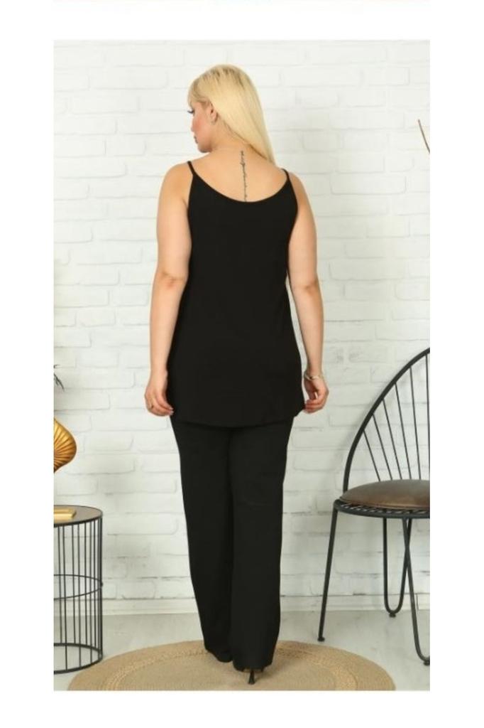 Женская блузка большого размера Блузка больших размеров на бретелях