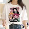 Demon Slayer Kimetsu No Yaiba T-shirts Women Graphic Harajuku Manga T-shirts Girl Japanese Streetwear Y2k Clothing