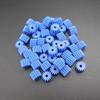 20Pc/Lot 0.5M 15T Blue POM Spur Gear 0.5 Modulus 15 Teeth 2.3mm Bore 6mm x 8.4mm Precision Plastic Gear for DIY Model Mechanical