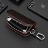 TXILC1 2025 Hot Leather Car Key Case Cross Pattern Car Key Cover Key Holder for Mercedes Benz New B/C/E Class A Class C200L GLC GLK CLA