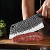 Kitchen Knives Chop Bone Cleaver Meat Vegetables Barbecue Boning Butcher Knife Wood Handle Hand Forged Blade Cooking Chef Knife