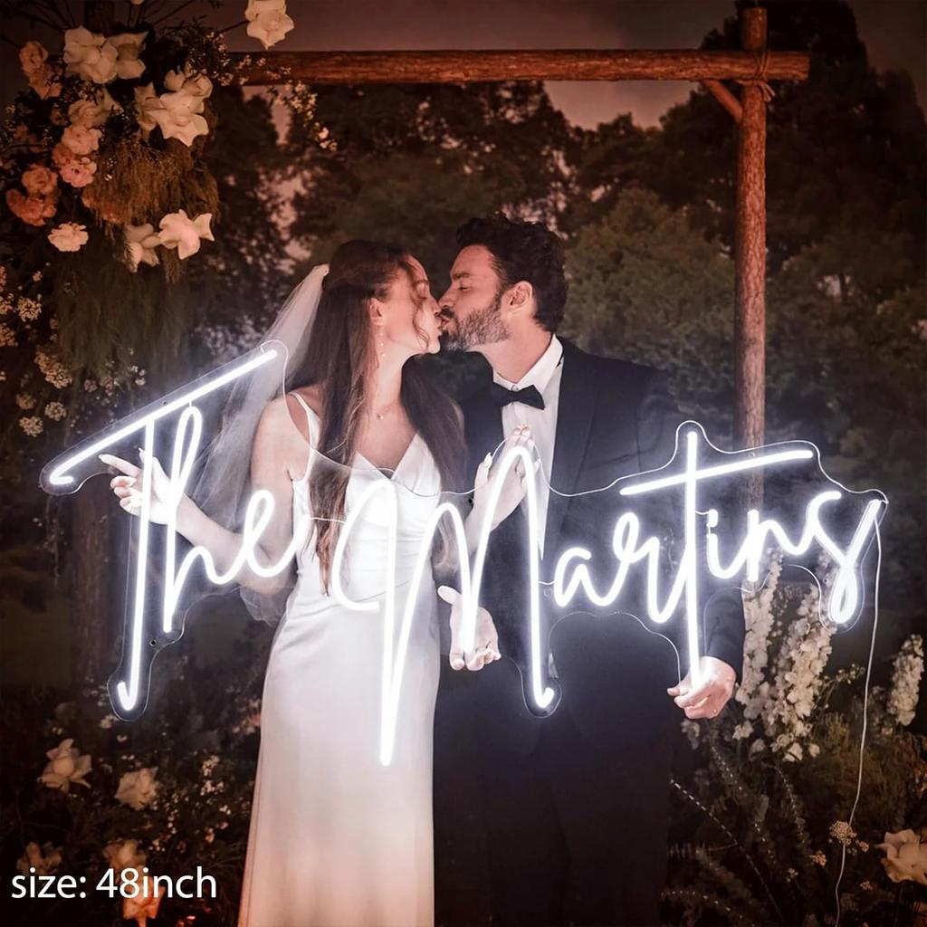 Персонализированные неоновые вывески для декора стен, неоновая вывеска с регулируемой яркостью, настраиваемая с пультом дистанционного управления для подарков на день рождения, светодиодная неоновая подсветка с индивидуальным именем