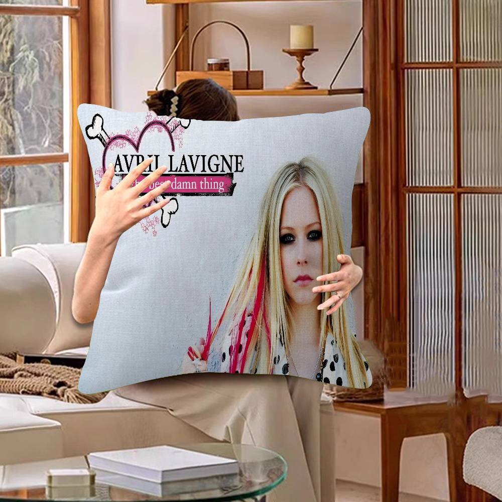 A-Avril Best L-Lavigne Стич Счастливый Дракон Наволочка Чехол на Подушку для Дивана Украшение для Комнаты Подарок для Детей