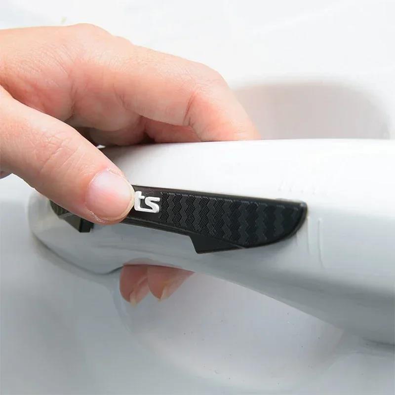 Car PVC Door Protectors Thickened Anti-scratch and Anti-bump Strip Sport Styling Body Decoration Rubber Exterior Parts 4PCS Interior Mirrors 6