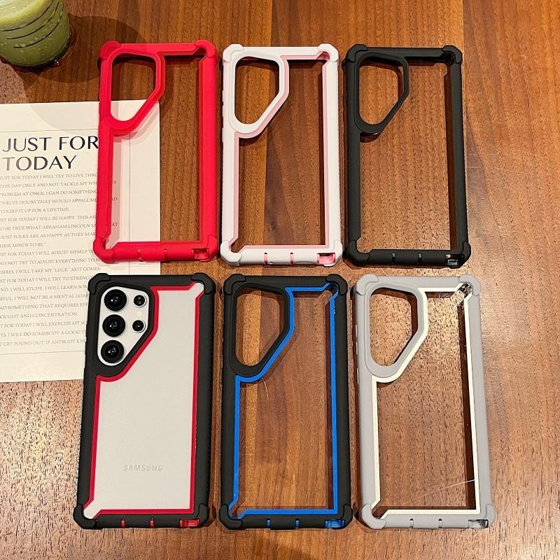 Armor Shockproof Case For Samsung S26 S25 S24 S23 FE S22 S21 Ultra Plus FE A56 A55 A54 A36 A35 A16 A06 A17 07 Note20 Clear Cover