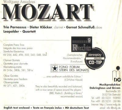 CD MOZART - Chamber Works: V / A  Japan Classical Used