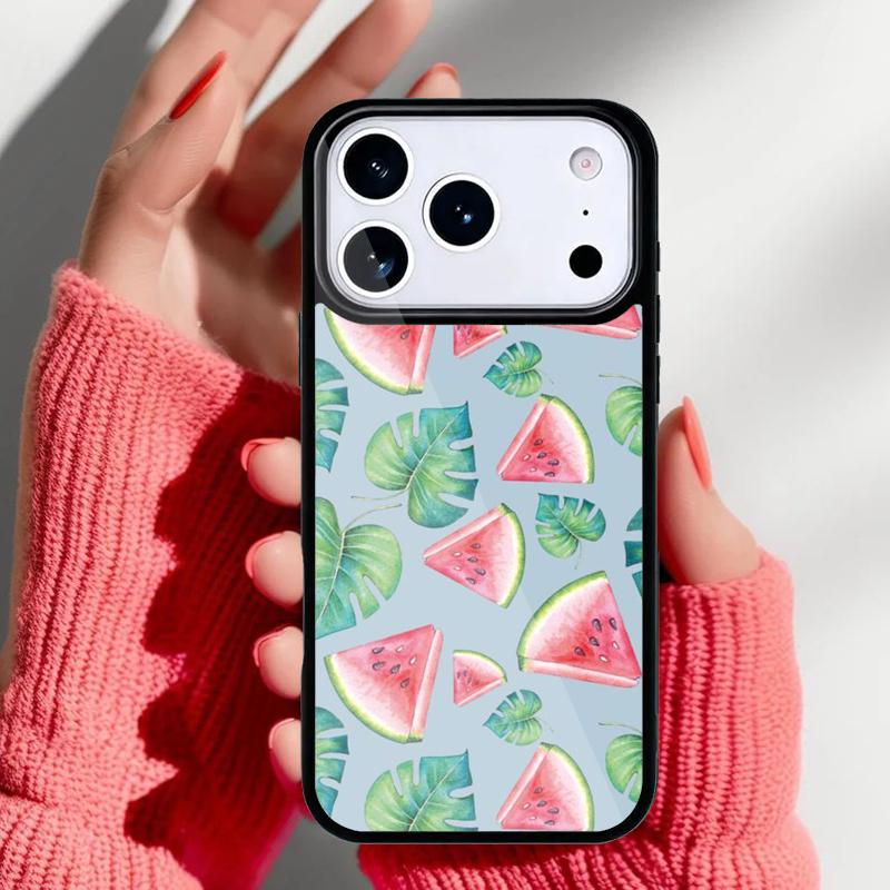 Фруктовый европейский летний чехол для телефона для iPhone 17 16 15 14 13 Pro Max Задняя крышка для 12 11 Pro Coque