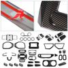  ABS Steering Wheel Window Lift Dashboard Decoration Central Control Reading Light  Stickers For Jeep Wrangler JL For Gladiator JT 2018-2023