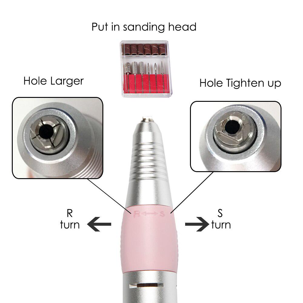 Сменная ручка для электрического маникюрного аппарата