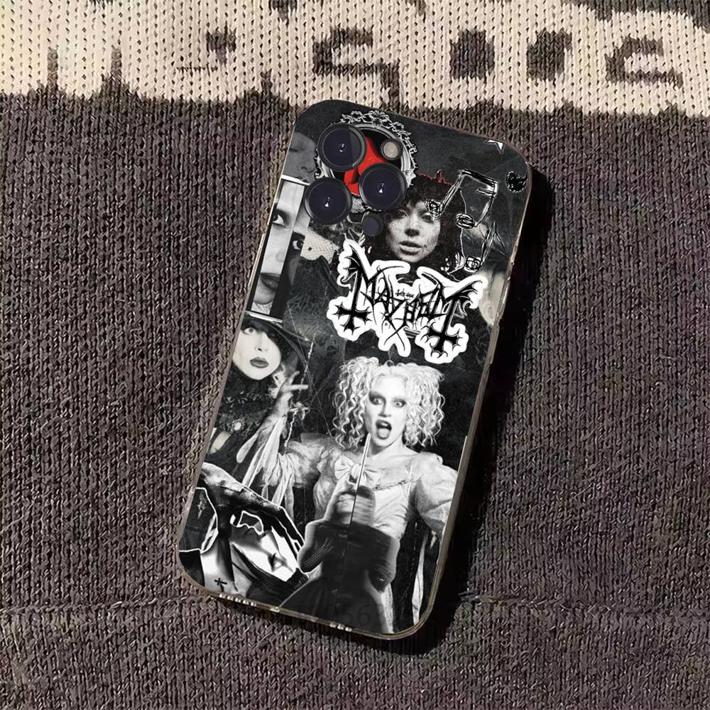 Чехлы для телефона LADY GAGA MAYHEM для iPhone 17 16 15 14 13 12 11 Pro Max Plus Роскошная защита камеры Пластик
